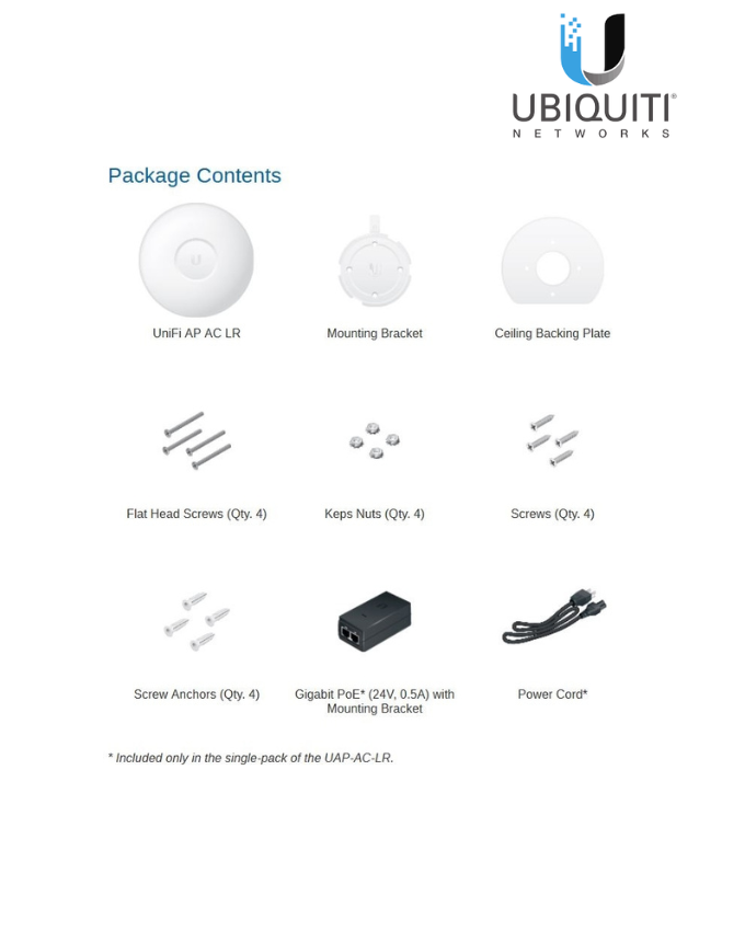 UBIQUITI UniFi AC LR